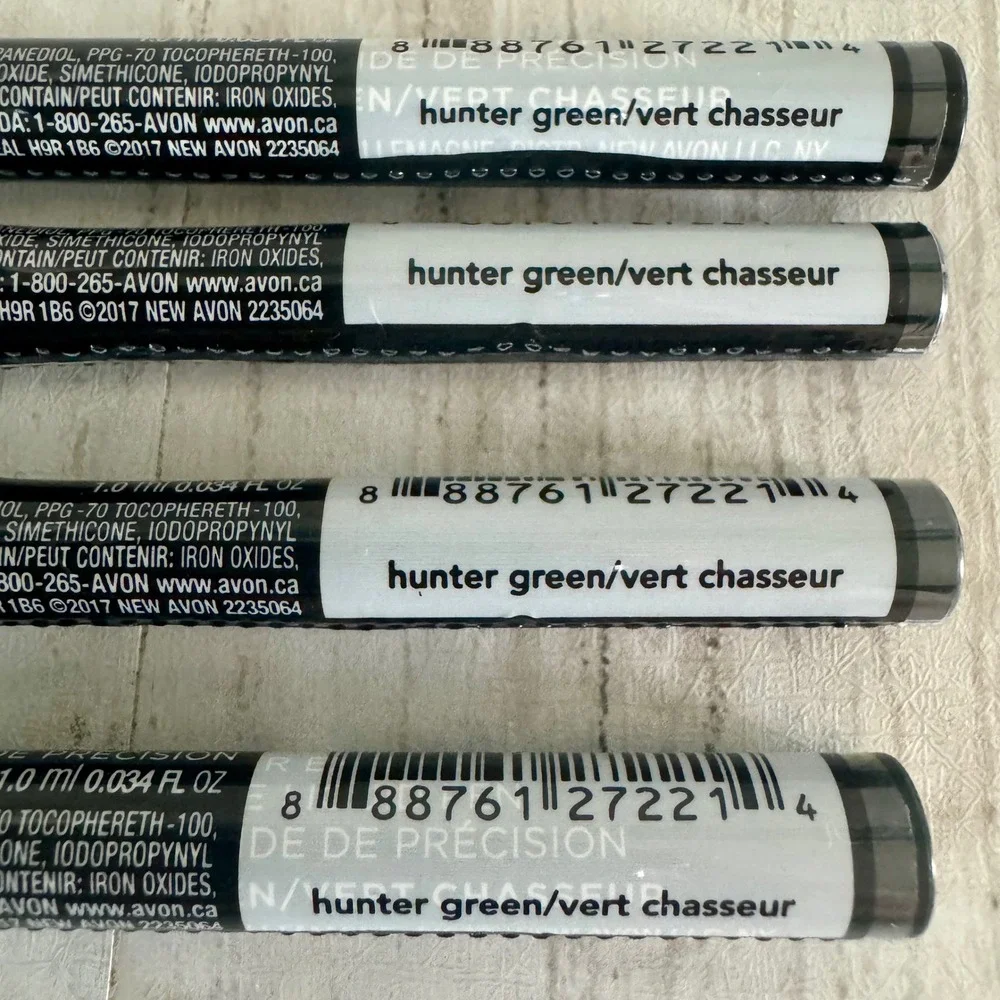 Avon  Hunter Green True Color SuperExtend Precise Liquid Pen Eyeliner 4 Pack NEW